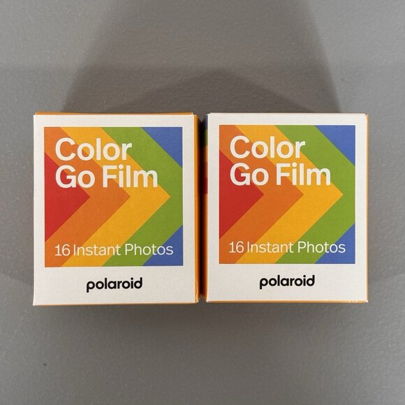 Lot Of 2 Polaroid Color GO Film 16 Instant Photos Each Production Date 06/24 NEW - Picture 1 of 7